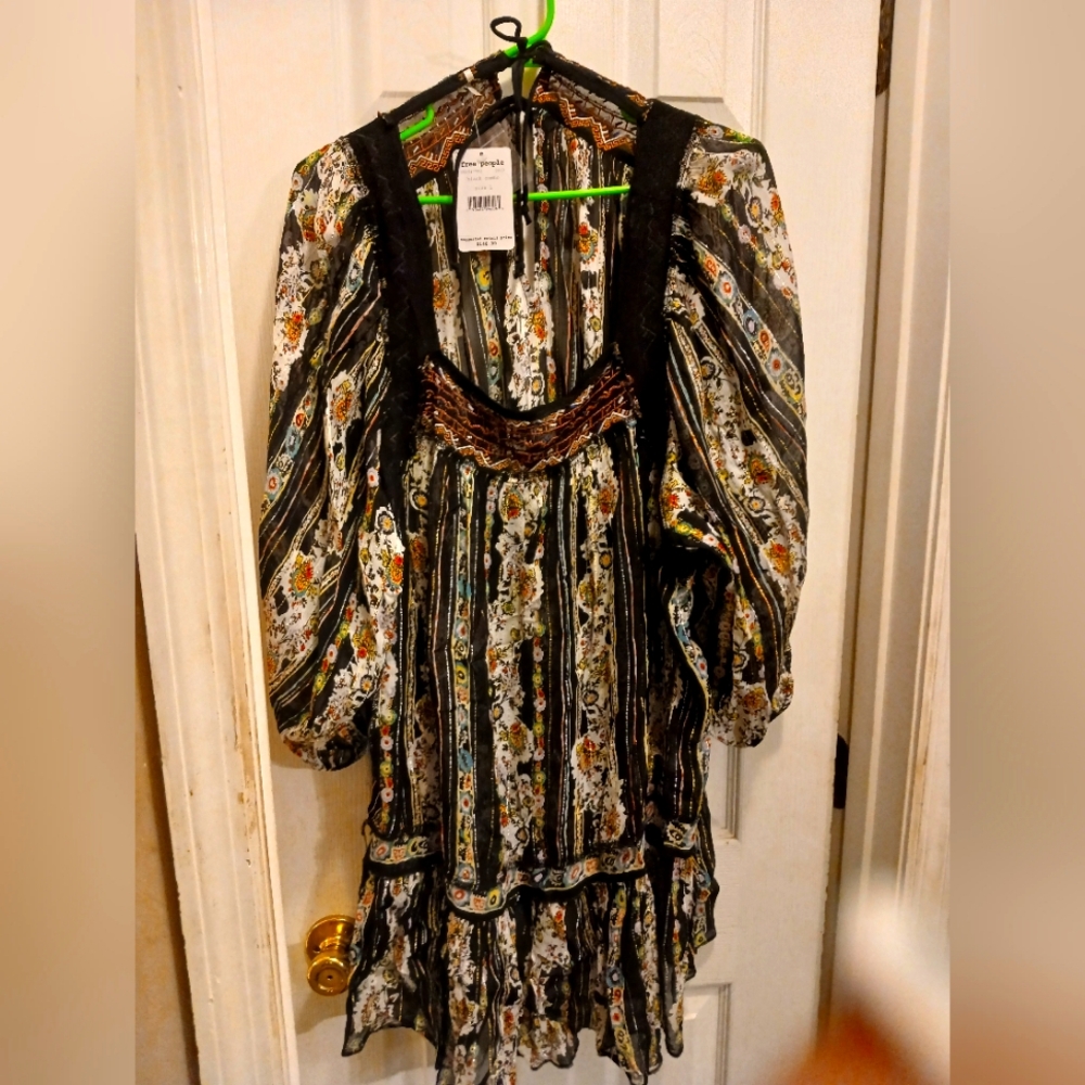 New Size L freepeople sheer tunic/dress